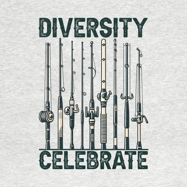 Celebrate Diversity Fishing by cyryley